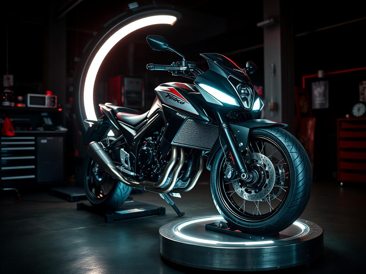 Schimb anvelope moto