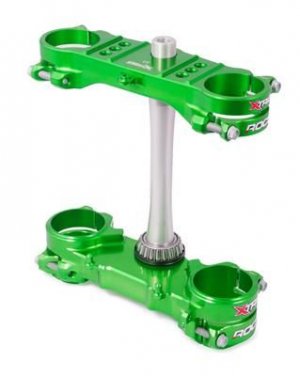 Triple clamp X-TRIG ROCS TECH Verde