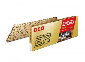 Lant de curse pentru motocross D.I.D Chain 520ER-T3 SDH 112 zale Gold/Gold