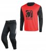 Set of MX pants and MX jersey YOKO TRE+SCRAMBLE black; black/red 30 (S)